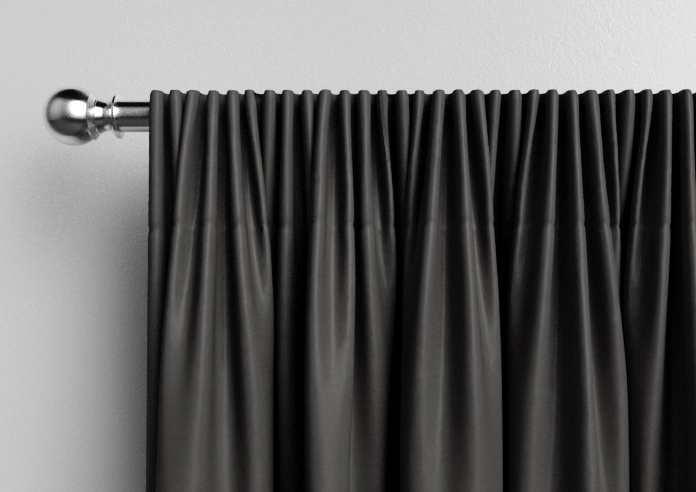 Akoya Faux Silk, Lustre Slate Grey - Made to Measure Curtains - Image 9